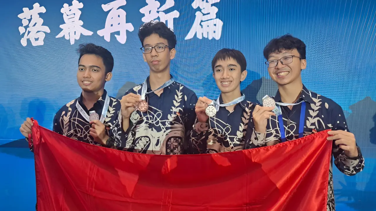 Indonesia Borong 4 Medali di Olimpiade Internasional AI