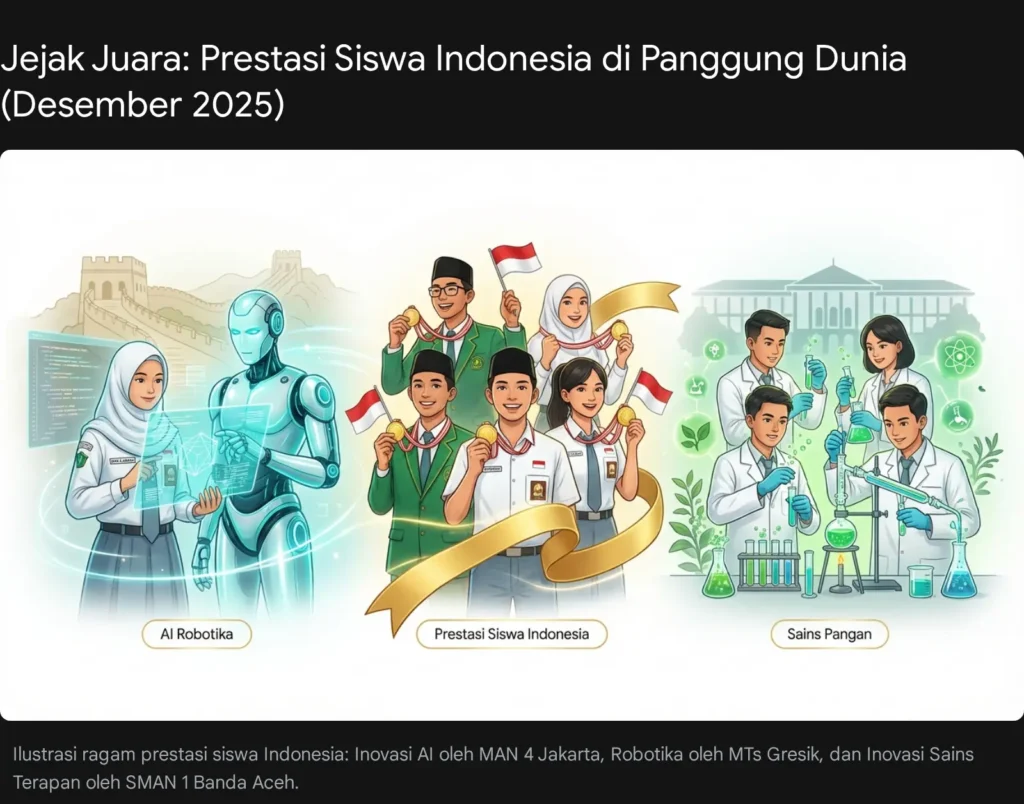 jejas prestasi siswa indonesia dipanggung dunia