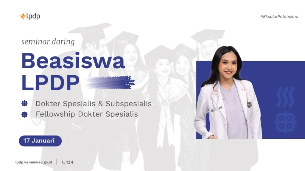 LPDP Buka Beasiswa Fellowship Dokter Spesialis Periode Januari 2026: Solusi Defisit Tenaga Medis