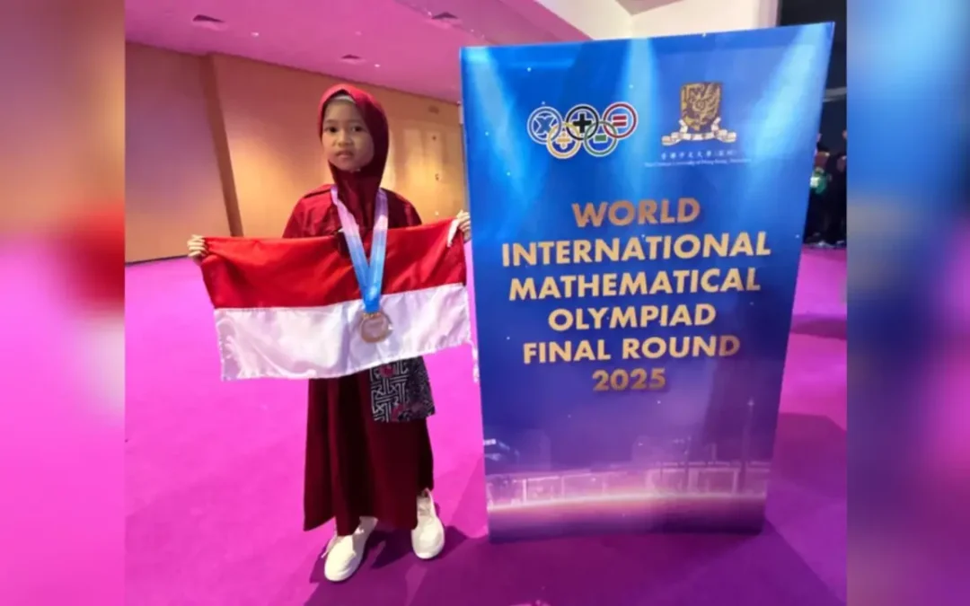 Emas WIMO 2026: Qashiratut Tharfi, Siswa SD NTB Taklukkan Matematika Dunia di China