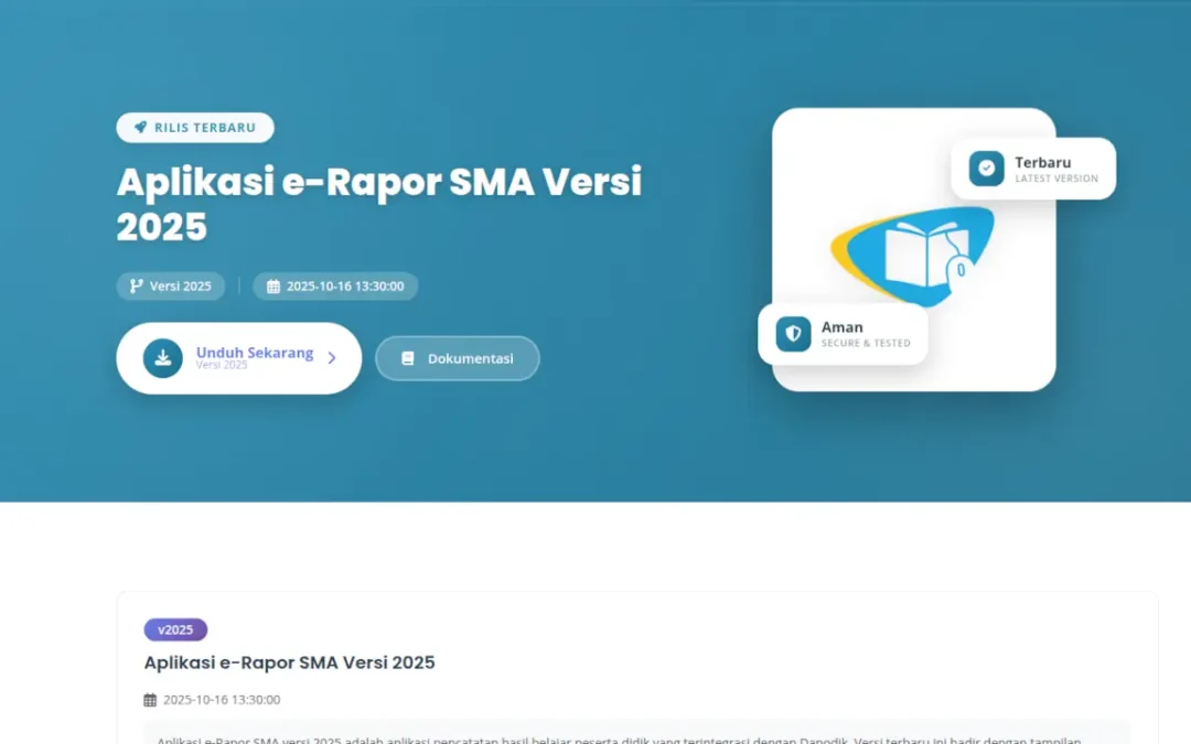 Sekolah Pakai e-Rapor Dapat “Bonus” Kuota SNBP 2026