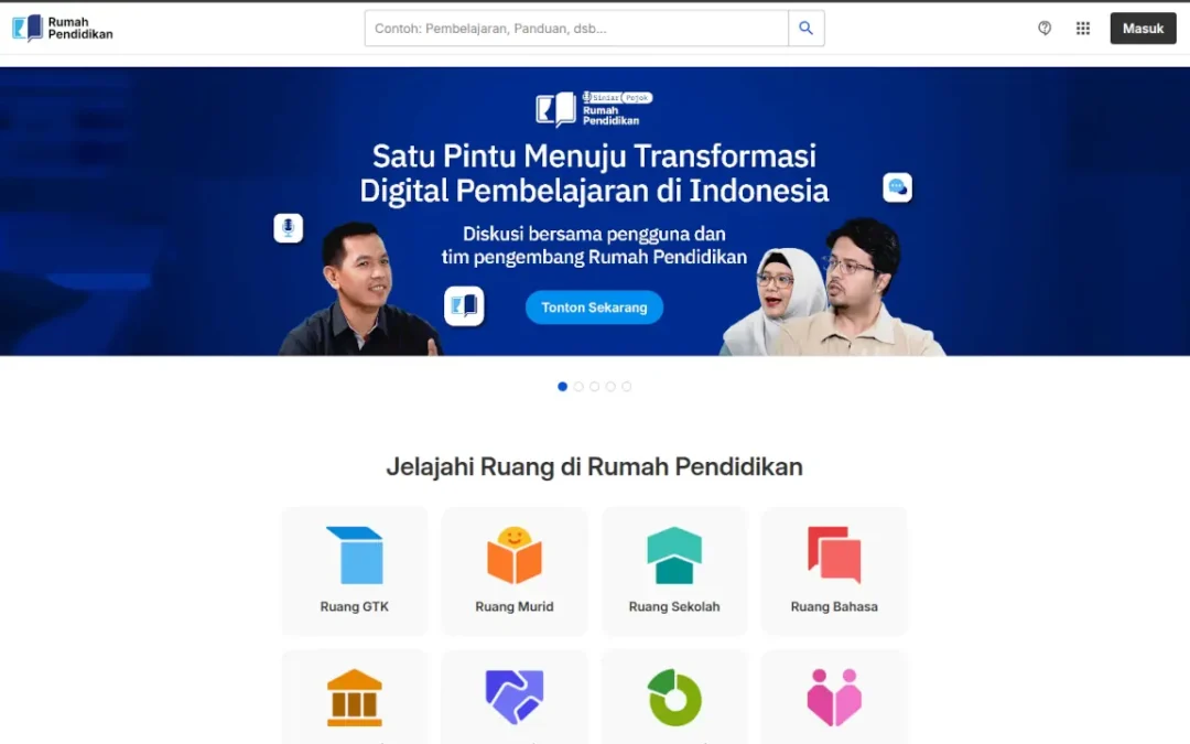 Transformasi Digital Rumah Pendidikan: Satu Tahun Layani 31 Juta Pengguna & Raih Penghargaan Dunia