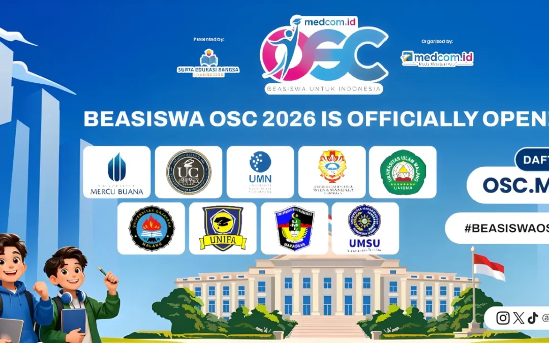 Beasiswa OSC 2026 Resmi Dibuka, Peluang S1 Penuh Bagi Siswa