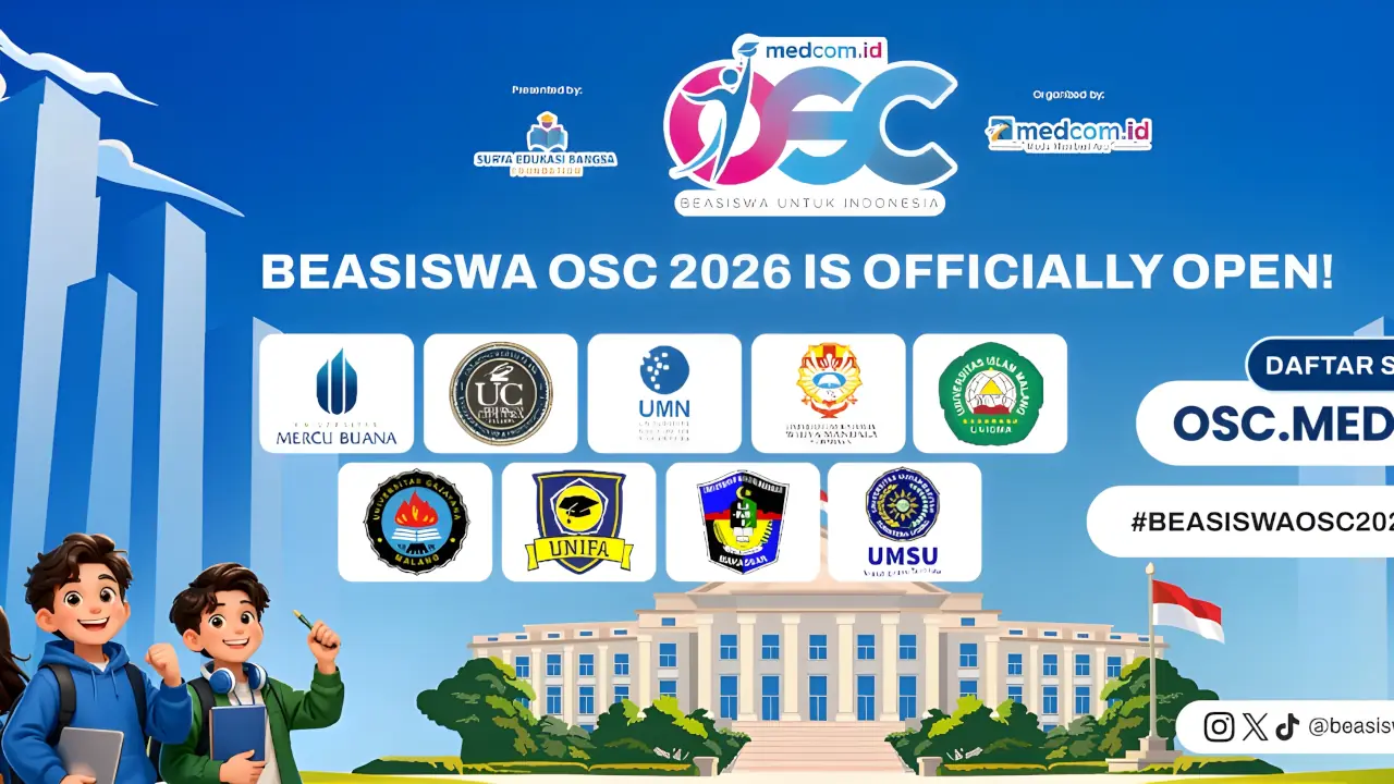 Beasiswa OSC 2026 Resmi Dibuka, Peluang S1 Penuh Bagi Siswa