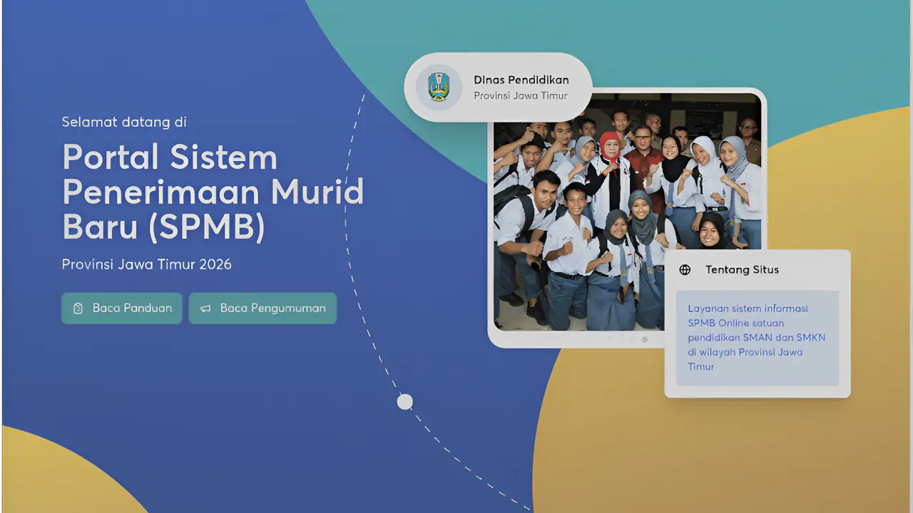 SPMB Jatim 2026 SMA/SMK: Domisili Mulai 11 Juni