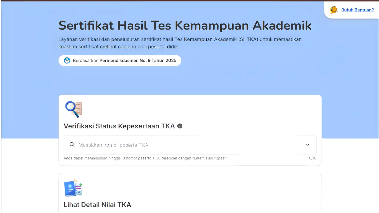 Pengumuman Hasil TKA SD SMP 2026 Nasional | Portal SHTKA