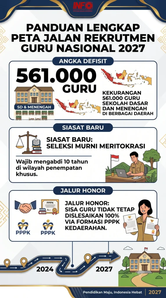 Rencana CPNS Guru 2027: Solusi Atasi Kurang 561 Ribu Pendidik 1 Panduan Lengkap Peta Jalan Rekrutmen Guru Nasional 2027