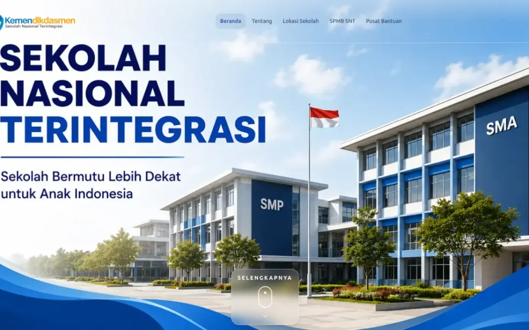 Kemendikdasmen Buka Pendaftaran Perdana 17 Sekolah Nasional Terintegrasi, 21-24 Juli 2026