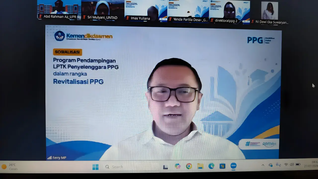Sosialisasi revitalisasi LPTK PPG 2026