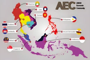 Peta Negara-negara ASEAN - Persaingan pendidikan dengan skor PISA OECD
